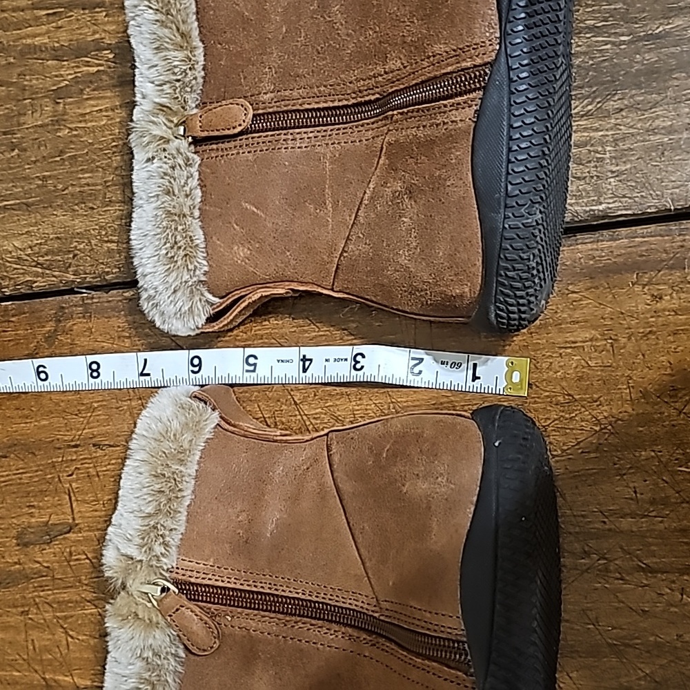 S:10.5w Softwalk Helena Leather Boots - Picture 7 of 14